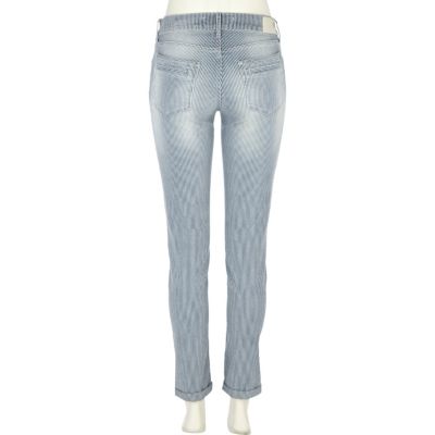 Blue stripe taylor skinny jeans