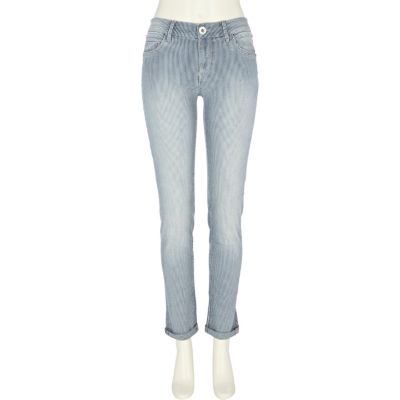 Blue stripe taylor skinny jeans