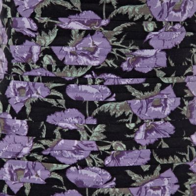 Purple floral print midi bodycon dress