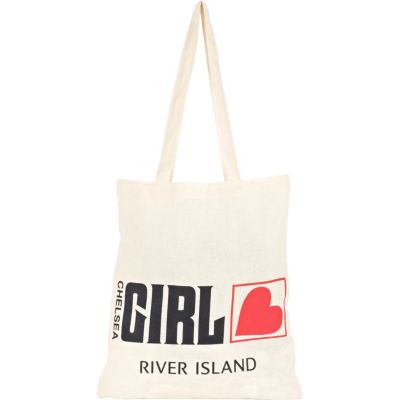 cream print chelsea girl shopper bag