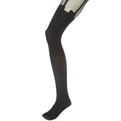Black House of Holland mock suspender tights