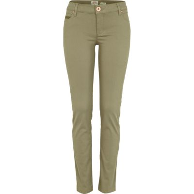 khaki taylor skinny jeans