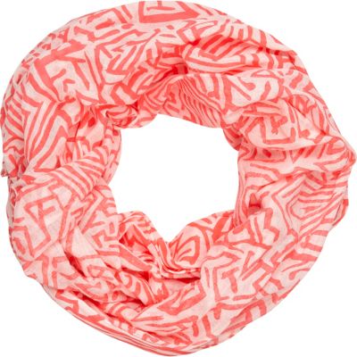 pink oversized aztec snood