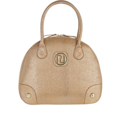 gold metallic vanity case