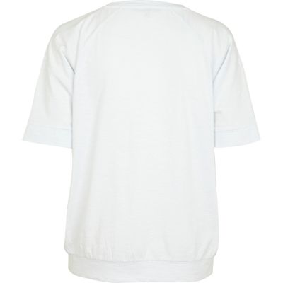 White crimes against fashion print t-shirt