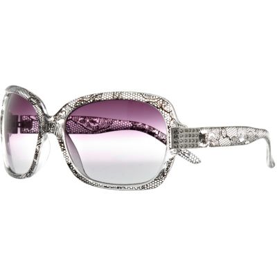 black lace print sunglasses