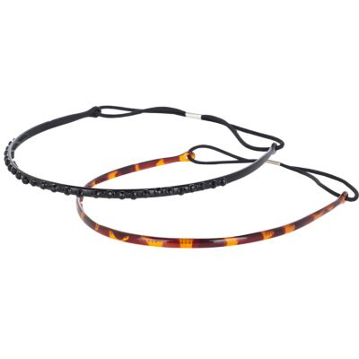 brown print hair bands 