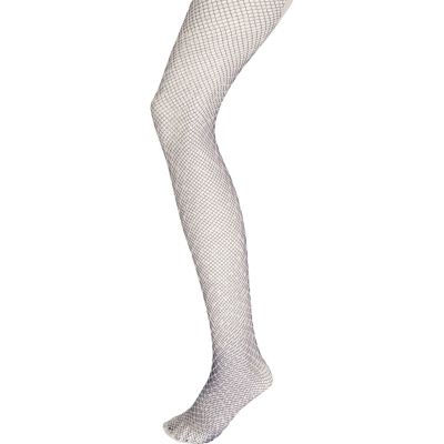 Grey henry holland layered fishnet tights
