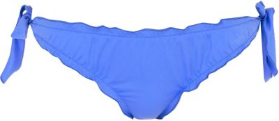 blue flower frill bikini briefs