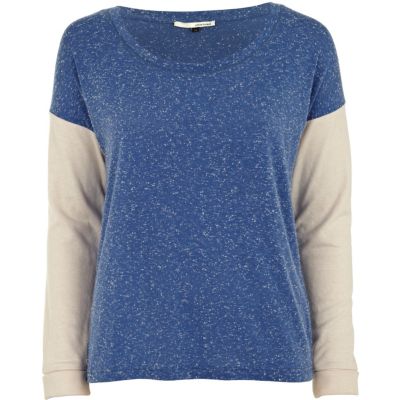 Blue speckled top