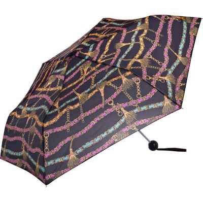 black chain and tassel print umbrella