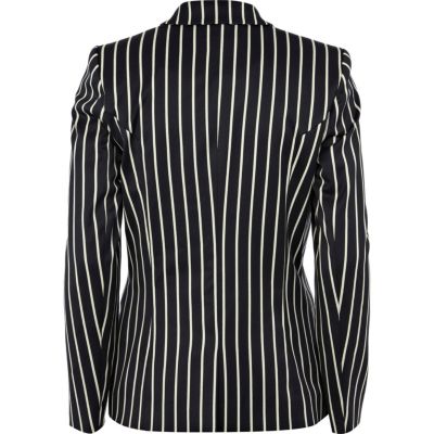 Navy stripe blazer