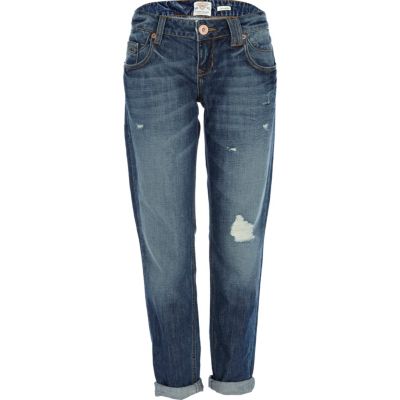 mid wash denim cassie boyfriend jeans