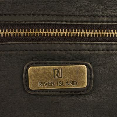 Black mini cross body messenger bag