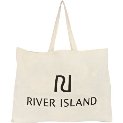 light beige large ri shopper bag