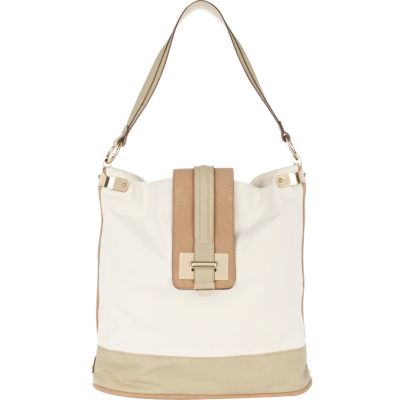 white slouch bag