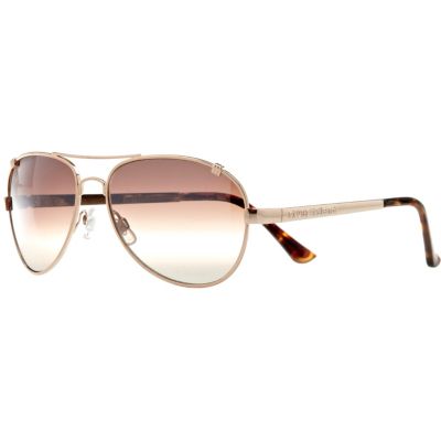 cream aviator sunglasses