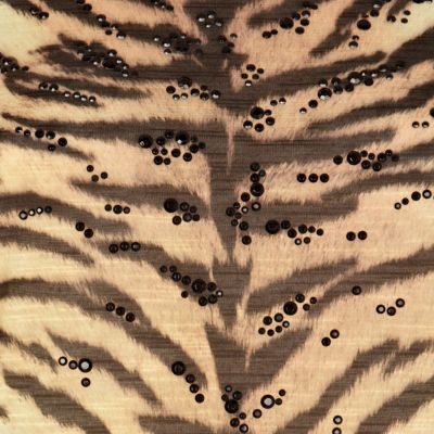 Brown tiger print tank top