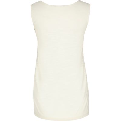 Brown tiger print tank top