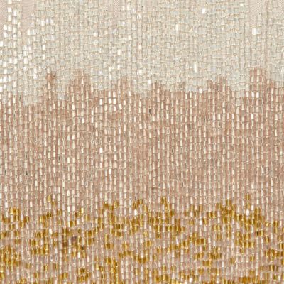 Light pink beaded mini skirt