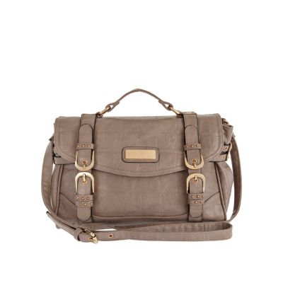 grey croc satchel