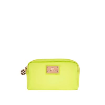 light green jelly make up bag