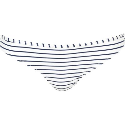 Blue stripe bikini briefs