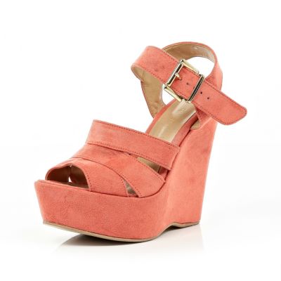 orange caged wedges