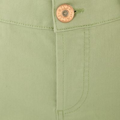 Light green super short denim hotpants