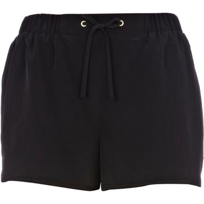 Black smart shorts