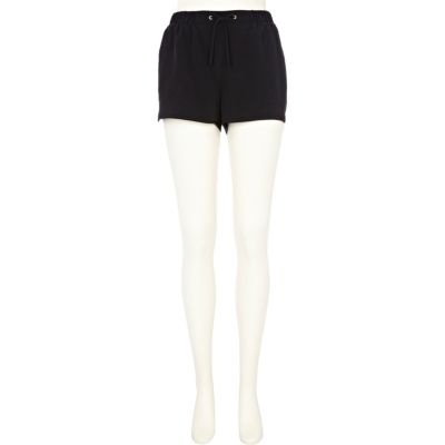 Black smart shorts