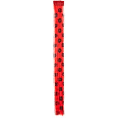 bright red leopard print hair clip