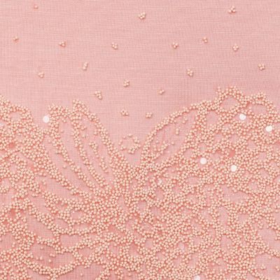 Pink beaded vest