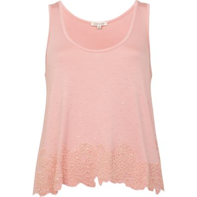 Pink beaded vest