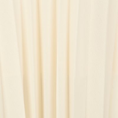 Cream pleated maxi skirt