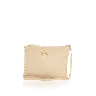 Cream RI cross body bag