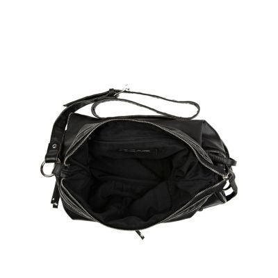 Black cross body messenger bag