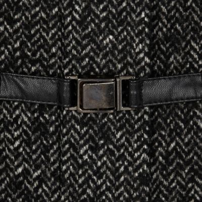 Grey duffle coat