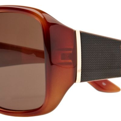Brown print fendi sunglasses