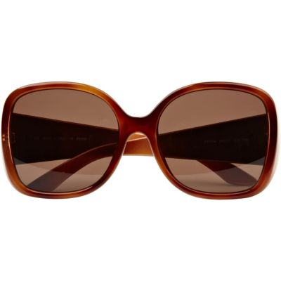 Brown print fendi sunglasses