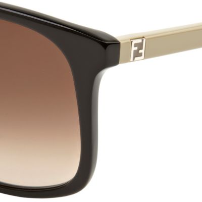 Black fendi logo sunglasses