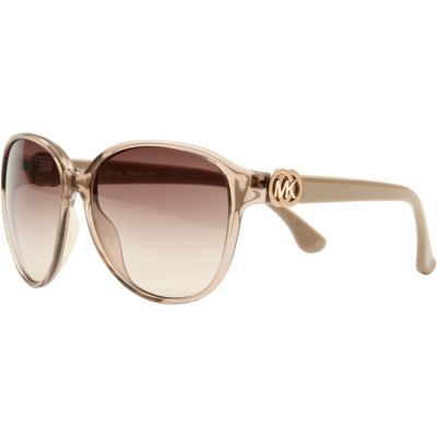Beige michael kors oversized sunglasses