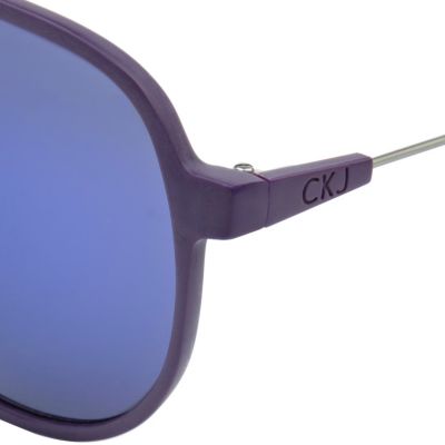 Purple calvin klein jeans aviator sunglasses