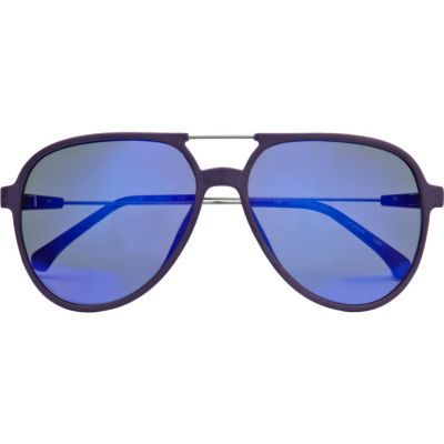 Purple calvin klein jeans aviator sunglasses
