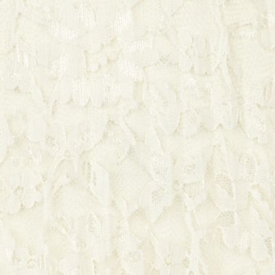 Cream lace pleated midi skirt