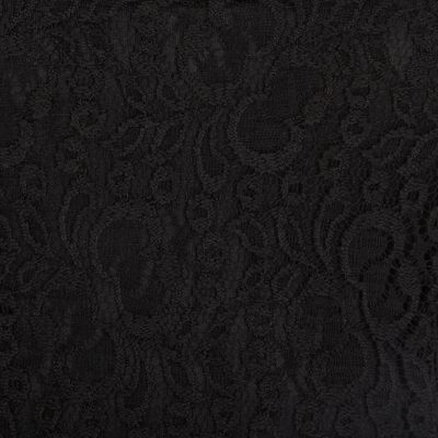 Black lace and mesh strappy dress