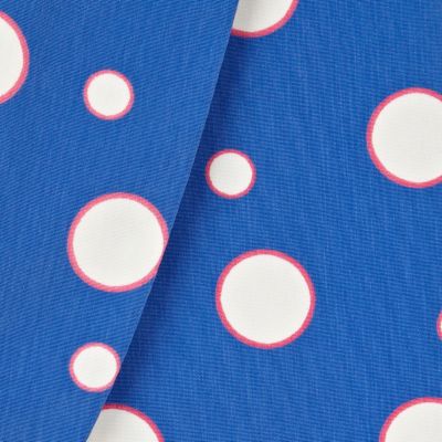 Blue polka dot blazer
