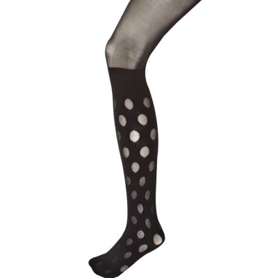 Black House of Holland polka dot mock tights