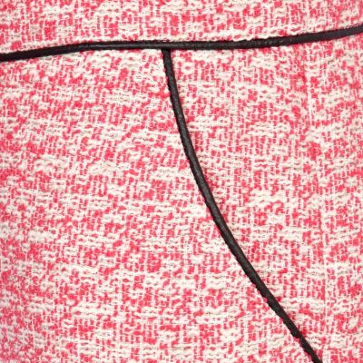Pink tweed shorts