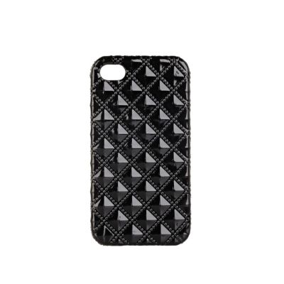 Black quilted iPhone case